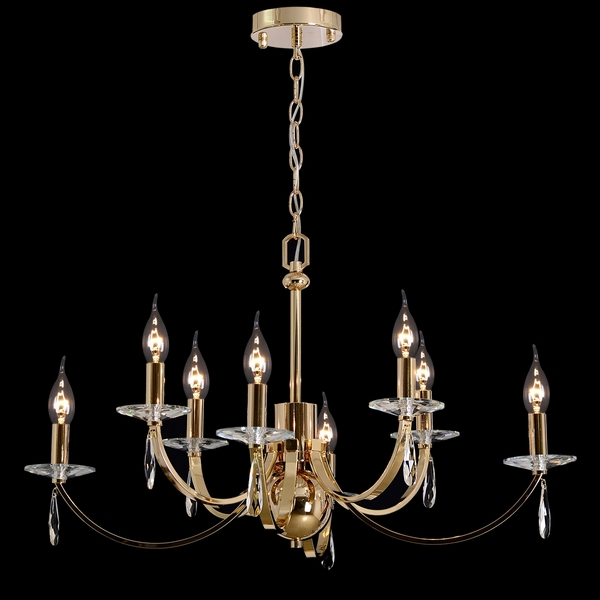 Изображение товара Подвесная люстра ILLUMICO IL5253-8RLS-25 ELITE классический стиль