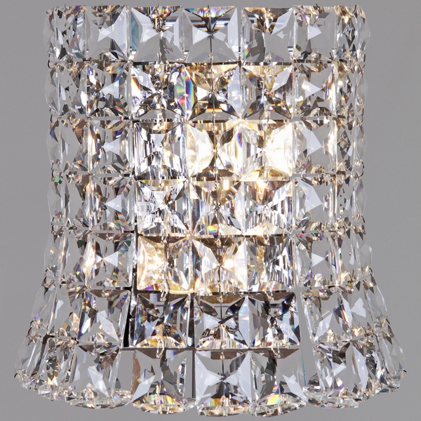 Изображение товара Бра хрустальное Illumico IL5130 1WZF 25 Elite с двумя лампами E14 80 Вт