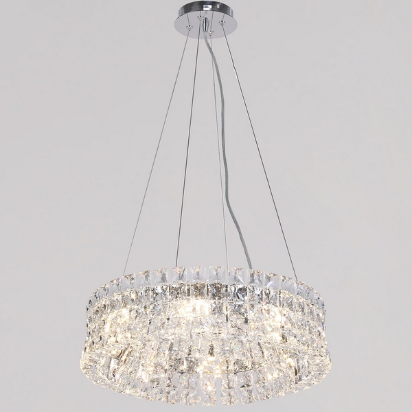 

Подвесная люстра хрустальная ILLUMICO IL5130-500PZF-25 CH ELITE, Хром;прозрачный, IL5130-500PZF-25 CH ELITE