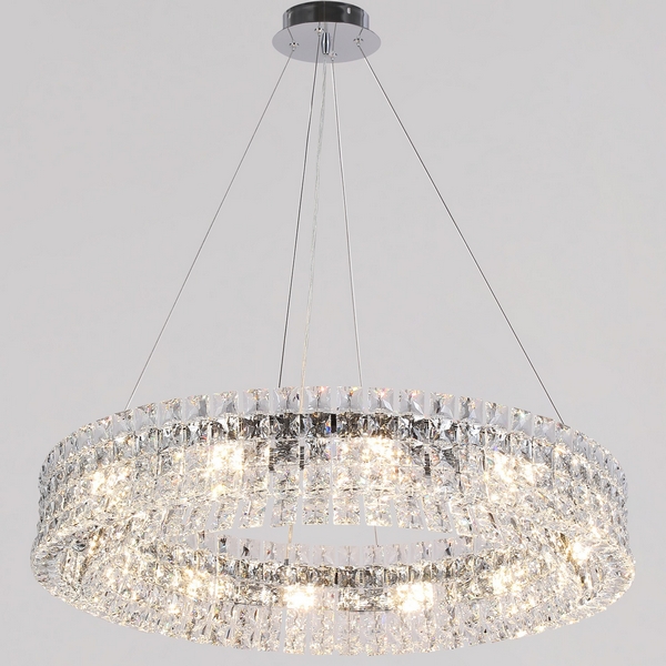 

Подвесная люстра хрустальная ILLUMICO IL5130-800PZF-25 CH ELITE, Хром;прозрачный, IL5130-800PZF-25 CH ELITE