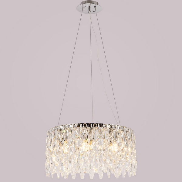 

Подвесная люстра хрустальная ILLUMICO IL5051-500PZF-25 CH ELITE, Хром;прозрачный, IL5051-500PZF-25 CH ELITE