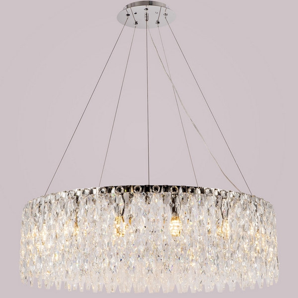 

Подвесная люстра хрустальная ILLUMICO IL5051-800PZF-25 CH ELITE, Хром;прозрачный, IL5051-800PZF-25 CH ELITE