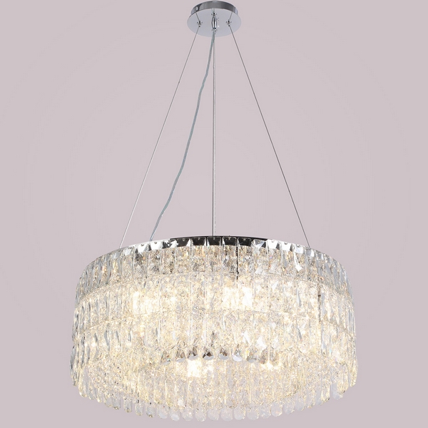 

Подвесная люстра хрустальная ILLUMICO IL5063-600PZF-25 CH ELITE, Хром;прозрачный, IL5063-600PZF-25 CH ELITE