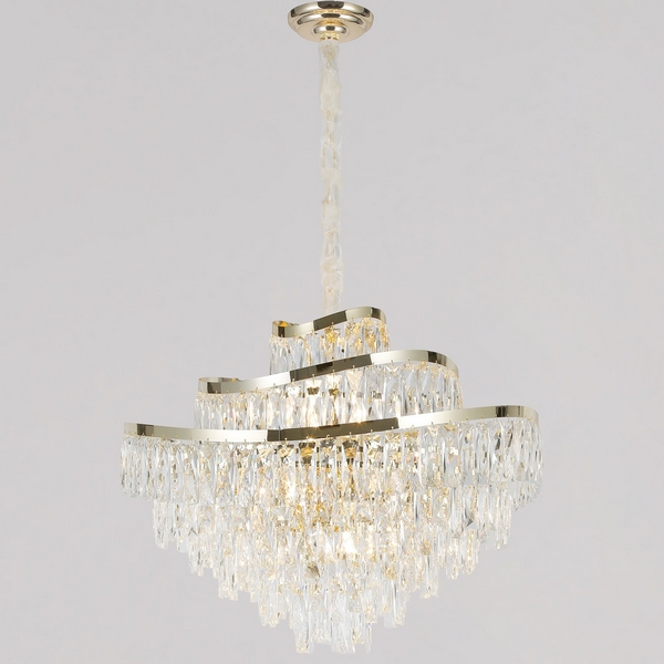 

Подвесная люстра хрустальная ILLUMICO IL5083-550PZF-25 GD ELITE, Прозрачный;золото, IL5083-550PZF-25 GD ELITE