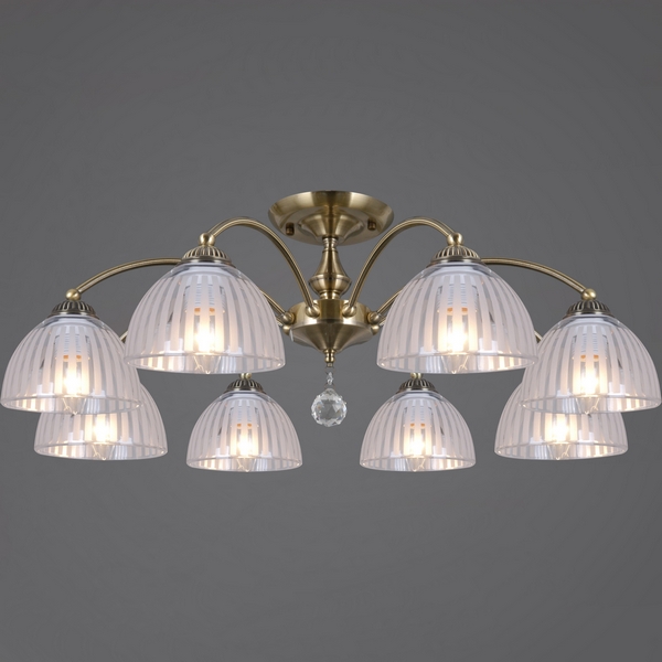 

Потолочная люстра на штанге ILLUMICO IL0564-8CSQ-25AB ELITE, Бронза, IL0564-8CSQ-25AB ELITE