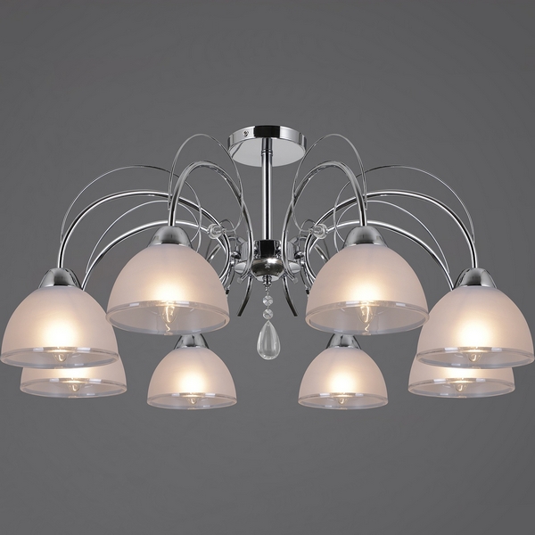 

Потолочная люстра на штанге ILLUMICO IL0495-8CSQ-25CH ELITE, Хром, IL0495-8CSQ-25CH ELITE