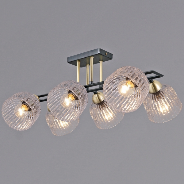 

Потолочная люстра на штанге ILLUMICO IL0794-6SQ-25BKAB ELITE, Бронза, IL0794-6SQ-25BKAB ELITE