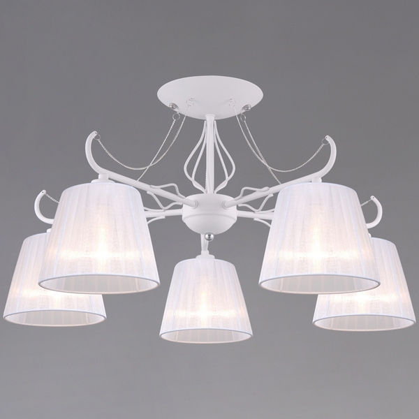 

Потолочная люстра на штанге ILLUMICO IL9482-5CSQ-25WT ELITE, Белый, IL9482-5CSQ-25WT ELITE