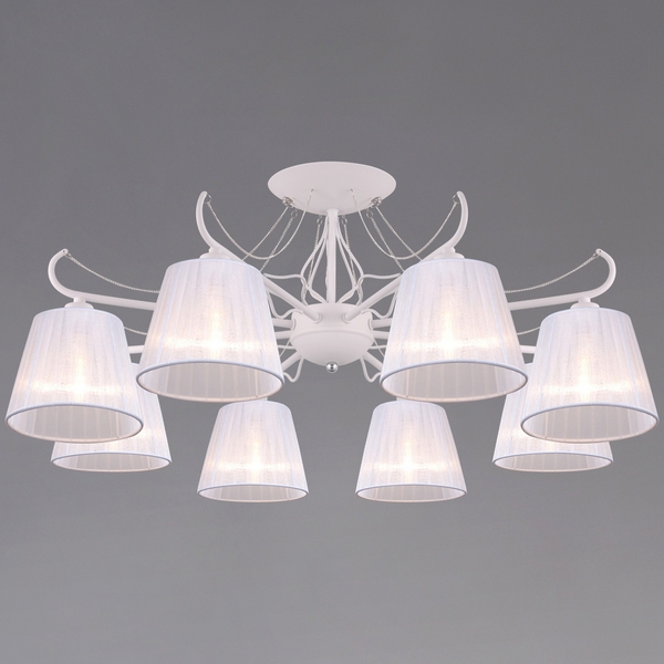 

Потолочная люстра на штанге ILLUMICO IL9482-8CSQ-25WT ELITE, Белый, IL9482-8CSQ-25WT ELITE