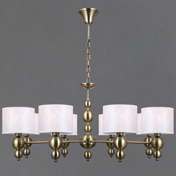 Изображение товара Подвесная люстра ILLUMICO IL0610-8PSQ-25AB ELITE с 8 лампами