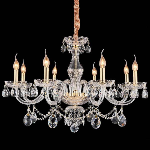 

Подвесная люстра ILLUMICO IL2066-8PBC-25 ELITE, Прозрачный;золото, IL2066-8PBC-25 ELITE