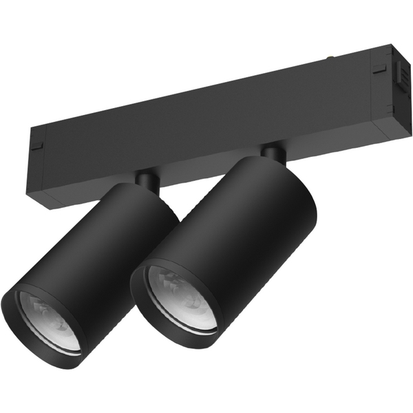 Изображение товара Трековый светильник Imex IL.0050.5011-GU10-BK с двумя LED 10Вт, черный