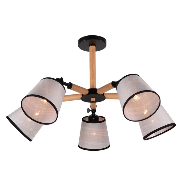 

Потолочная люстра MD.0809-5-S BK+BR Imex, MD.0809-5-S BK+BR