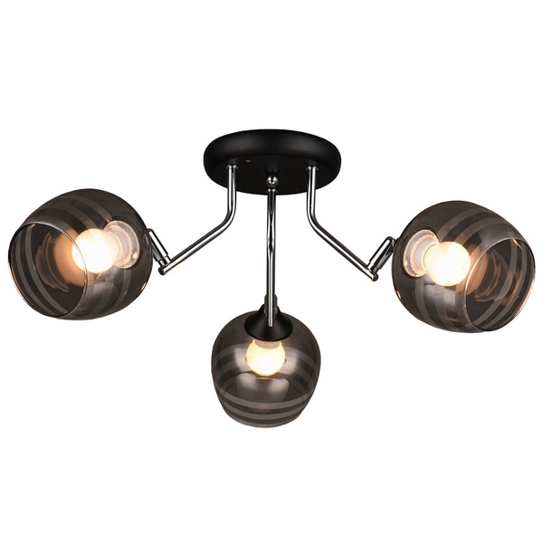 

Потолочная люстра MD.0889-3-S BK+CH Imex, MD.0889-3-S BK+CH