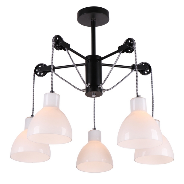 

Потолочная люстра MD.1230-5-S BK+CH Imex, MD.1230-5-S BK+CH