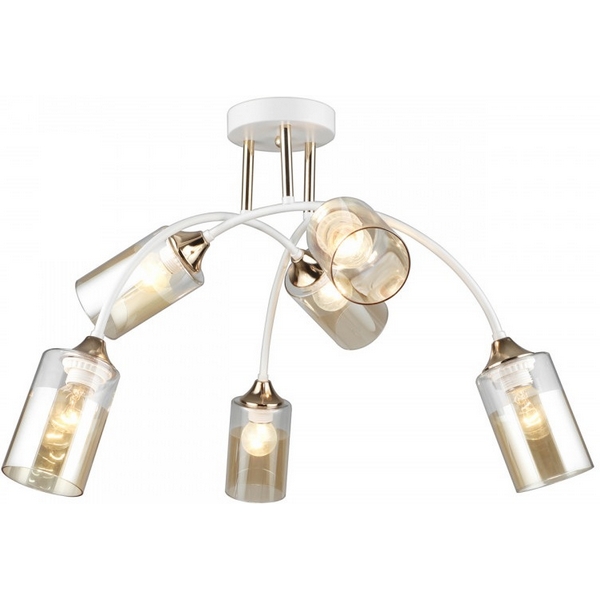 

Потолочная люстра на штанге Imex MD.2196-6-S-WH+FGD, Янтарный, MD.2196-6-S-WH+FGD