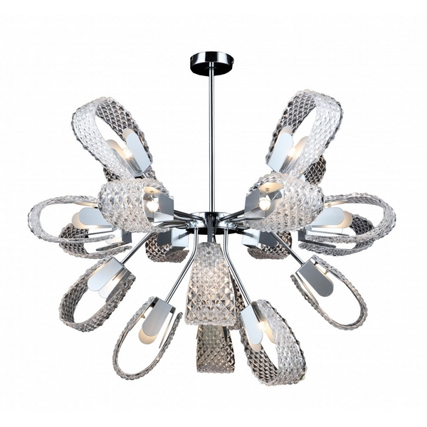

Потолочная люстра Imex Lafleur MD.2375-19-S-CH+BK, Дымчатый, Lafleur MD.2375-19-S-CH+BK