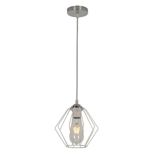 

Подвесной светильник MD.3099-1-P WH+CH Imex, Белый, MD.3099-1-P WH+CH