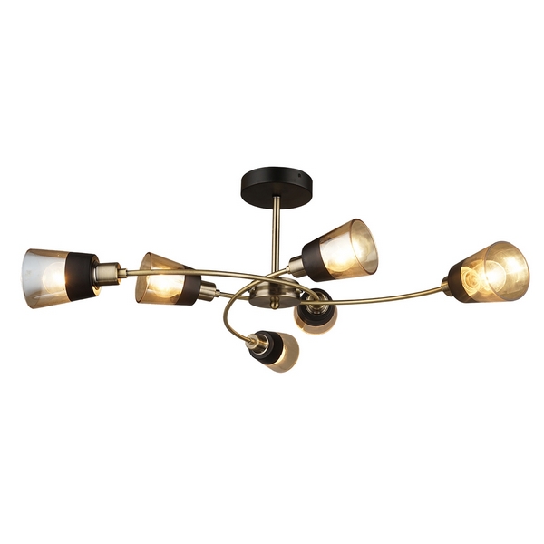 

Потолочная люстра MD.4045-6-S AB+BK Imex, MD.4045-6-S AB+BK