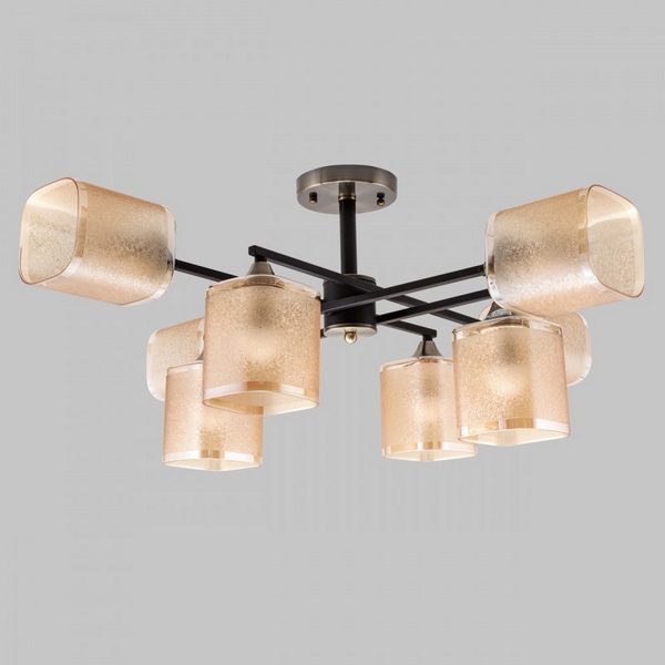 

Потолочная люстра на штанге Imex MD.4212-8-S-BK+AB, Янтарный, MD.4212-8-S-BK+AB