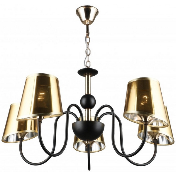 

Подвесная люстра Imex MD.4219-5-P-BK+FGD, Золото, MD.4219-5-P-BK+FGD