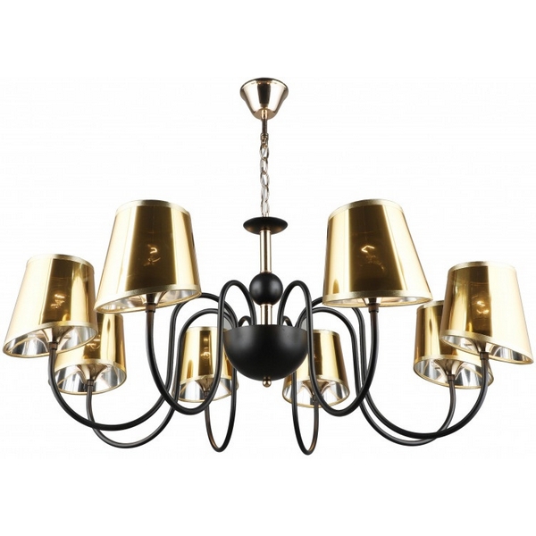 

Подвесная люстра Imex MD.4219-8-P-BK+FGD, Золото, MD.4219-8-P-BK+FGD