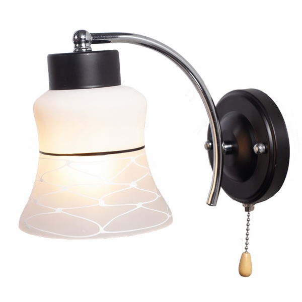 

Бра с выключателем MD.51423-1-W BK+CH Imex, MD.51423-1-W BK+CH