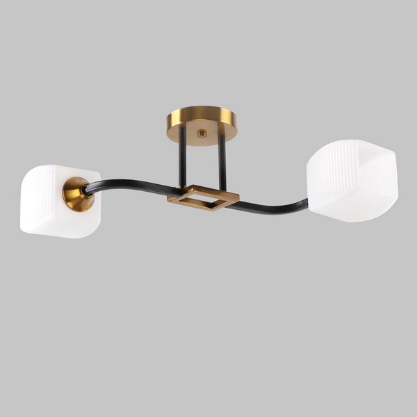 

Потолочная люстра Imex MD.52009-2-S-BK+GAB, Белый, MD.52009-2-S-BK+GAB