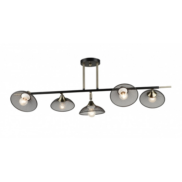 

Потолочная люстра Imex MD.5728-5-S-AB+BK, Черный, MD.5728-5-S-AB+BK