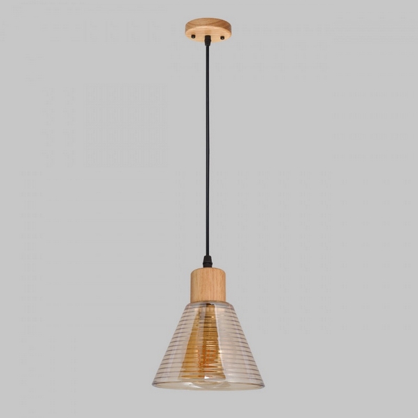 

Подвесной светильник Imex MD.5870-1-P-WOOD+BK, Янтарный, MD.5870-1-P-WOOD+BK