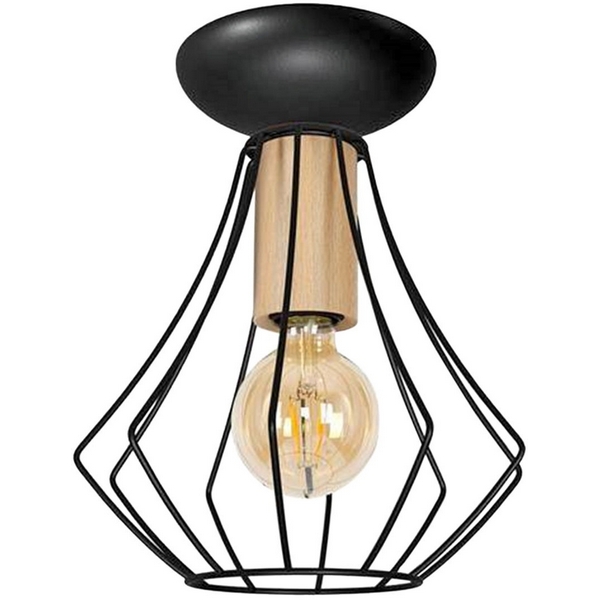 

Потолочный светильник Imex MD.9051-1-S-BK+WOOD, Черный, MD.9051-1-S-BK+WOOD