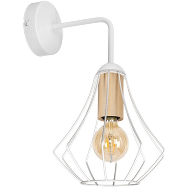 

Бра Imex MD.9053-1-W-WH+WOOD, Белый, MD.9053-1-W-WH+WOOD