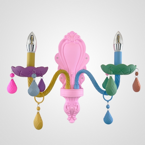 

Бра для детской Rainbow Wall ImperiumLoft Rainbow-Wall01 (101951-26) подсвечник с подвесками, Разноцветный, Rainbow RAINBOW-WALL01