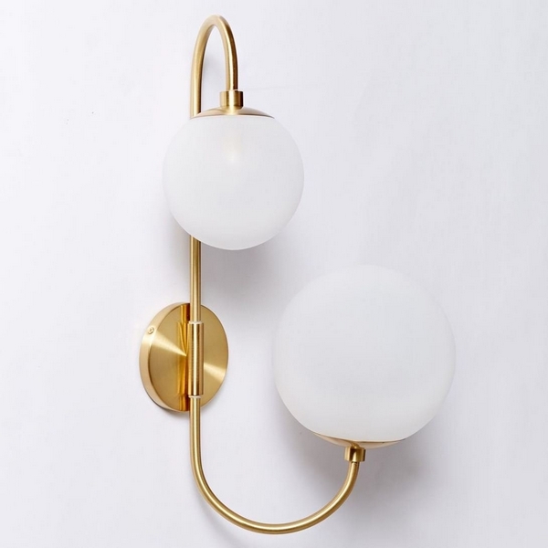 

Бра Gooseneck Pelle Wall Lamp ImperiumLoft 44,562 (123236-22), Золото, 44.562