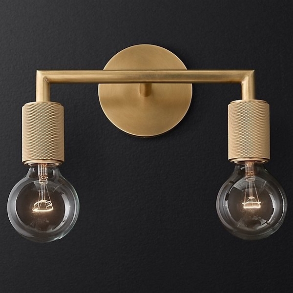 

Бра Rh Utilitaire Double Sconce Brass ImperiumLoft 44,554 (123264-22), Латунь, 44.554