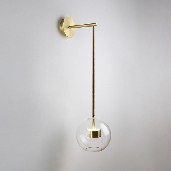 

Настенный светильник LED (бра) Bubble B Wall ImperiumLoft Bubble-B-Wall01 (133216-22) в форме шара, Золото, BUBBLE-B-WALL01