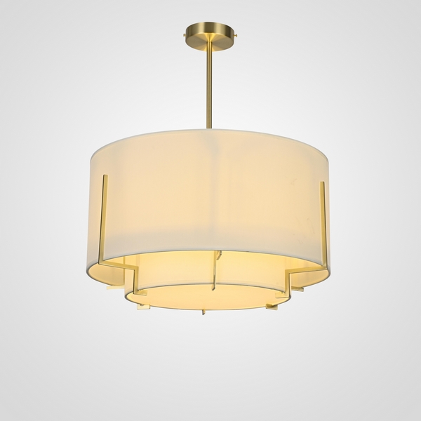 Изображение товара Потолочная люстра на штанге ImperiumLoft Cleo Cleo01 Современный дизайн белый текстиль