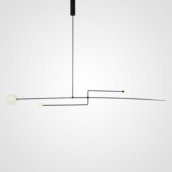 

Подвесной светильник Lines F ImperiumLoft Lines-06 (140821-26) шарики, Черно-белый, LINES-06