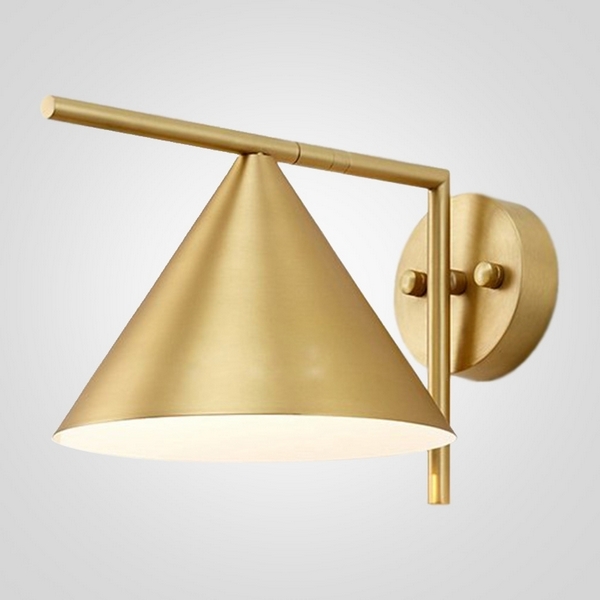 

Бра Flos Captain Flint Cone Wall Light ImperiumLoft 44,648 (143936-22), Латунь, 44.648