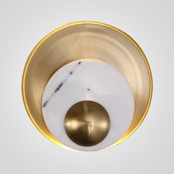

Бра светодиодное Ginger &Amp; Jagger Pearl Wall Lamp Round Gold ImperiumLoft 44,614 (144378-22), Латунь, 44.614