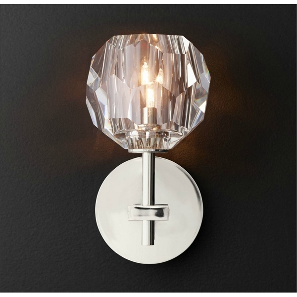 

Бра Rh Boule De Cristal Single Sconce Chrome ImperiumLoft 44,866 (156370-22), Хром, 44.866