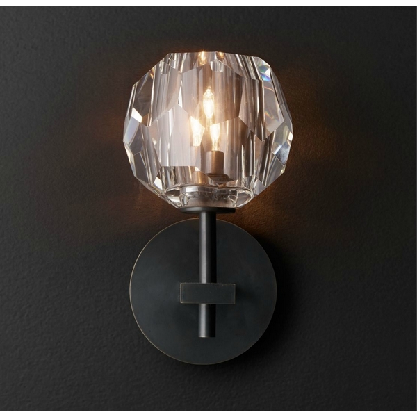 

Бра Rh Boule De Cristal Single Sconce Black ImperiumLoft 44,865 (156563-22), Черный, 44.865