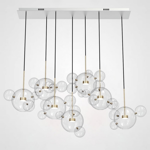 

Подвесной светильник светодиодный BUBBLE B34 (ImperiumLoft), Бронза, BUBBLE-B01