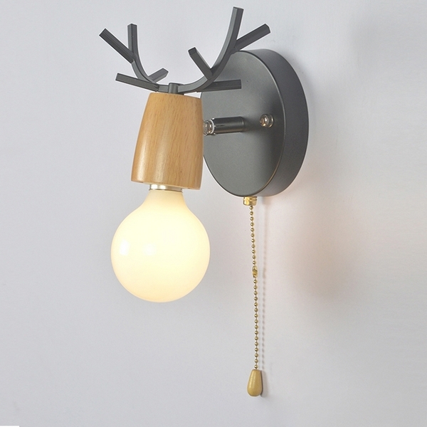 

Бра с рожками DEER A SWITCH ImperiumLoft DEER01, Черный, DEER01