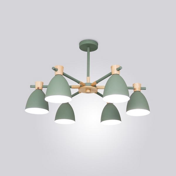 

Потолочная люстра Folke 6 Green ImperiumLoft Folke01 (178026-26), FOLKE01