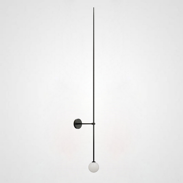 

Настенный светильник (бра) Lines Ball 200 Black ImperiumLoft Lines-12 (178056-26) в форме шара, Черно-белый, LINES-12