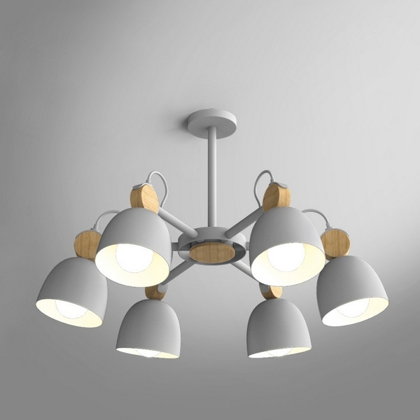 

Потолочная люстра на штанге Rolla 6 Gray ImperiumLoft Rolla01 (178069-26), Серый, ROLLA01