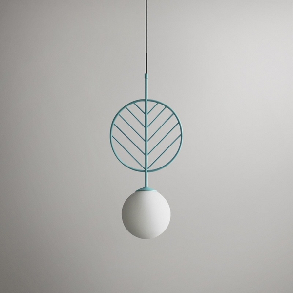 

Подвесной светильник Leaf B Голубой ImperiumLoft Leaf01 (178146-26) в форме шара, LEAF01