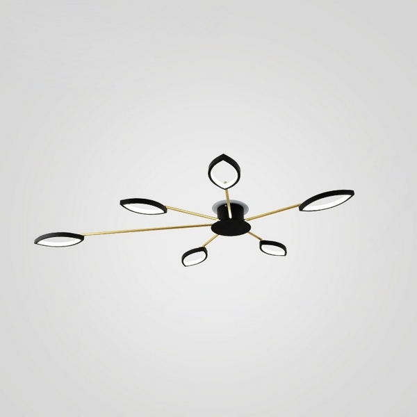 

Потолочная люстра Daggry 6 ImperiumLoft Daggry01 (178236-26), Золото, DAGGRY01
