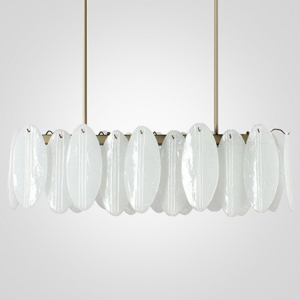 

Потолочная люстра Angel Style Italian Murano Glass Rectangle L100 ImperiumLoft 40,252 (178414-22), Латунь, 40.252